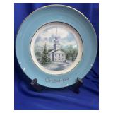 1974 Avon Country Church Christmas Plate