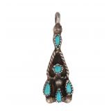 Navajo Turquoise Sterling Pendant