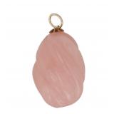 Rose Quartz Carved Pendant