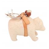 Native American Quartz Ceramic Bear Fetish