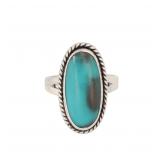 Bell Trading Post Turquoise Sterling Ring Sz 6