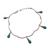 Carolyn Pollack Relios Sterling Turquoise Bracelet