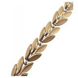 Crown Trifari Leaf Bracelet