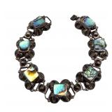 Mexico Abalone Sterling Bracelet 18.3 G