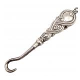 Victorian Vintage Sterling Button Hook 2.9 G