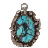 Navajo Turquoise Sterling Pendant