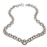 Judith Ripka Heavy Sterling Chain Necklace