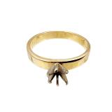 14k Gold Signed Ring Sz 5.5