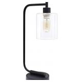 $25 Simple Designs LD1036-BLK Iron Lantern Lamp