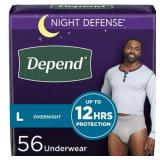 $57 Depend Night Defense Adult Incontinence Underw