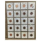 Sheet of 1981-82 Pennies