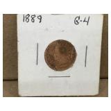 1889 Indian Head Penny