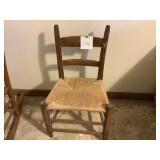 Antique Straight Back Chair