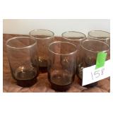 Set of 6 Libby Smokey Glasses