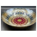 Turkish art centerpiece glass bowl 12ï¿½