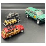 1:38 Woody Wagons, VW Beetle & Bass Pro Subruban