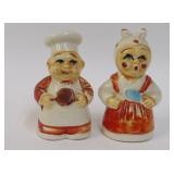 Vintage Chef & Cook Couple