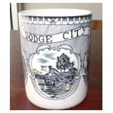 Vintage Dodge City Souvenir Coffee Cup Mug
