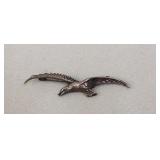 Vintage Mexico Silver Seagull Brooch