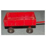 Vintage Ertl Pressed Metal Farm Wagon Toy