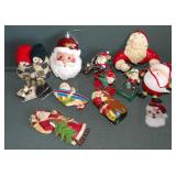 Lot of Santa Claus & Snowman Christmas Ornament