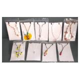 Lot of Hand-Crafted Art Glass Jewelry