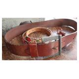 Vintage Leather Harness & Leather Beaded Belts