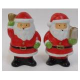 Porcelain Santa Claus with Bell & Gift