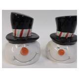 Winking Smiling Snowmen Heads