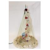 Vintage Homemade Lighted Christmas Decoration