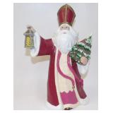 Hand-Painted Ceramic Stately Father Christmas