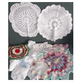 Lot of Fancywork & Doilies