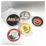 Button Pin Badge Lot: 6 Various