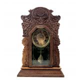 Antique Waterbury Ginger Bread Clock For Parts