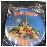 Disney Button Badge: Magic Kingdom 2000 Hologram