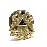 Vintage Masonic Mason Lodge Tie Pin Toledo