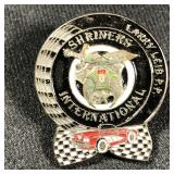 Old Shiners Pin w/Red Corvette