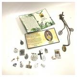 Vintage Religious Pendent & Charm Bundle Lot