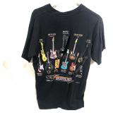 Vintage T-Shirt Famous Guitars of the Stars L