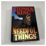 Stephen King Hardcover Book 1st Ed Needful Things