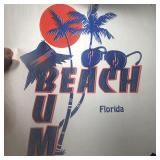 Vintage Iron-On T-Shirt Transfer Beach Bum