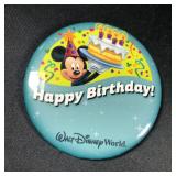 Disney Button Badge: Happy Birthday (name blank)