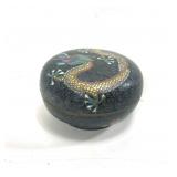 Chinese Cloisonne Dragon Lidded Box