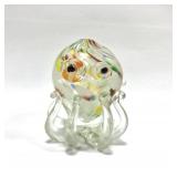 Art Glass Paperweight Silly Otopus