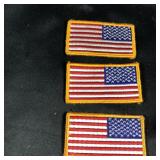 US Army Military Velcro Flag Lot of 3