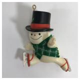 Vintage Hallmark Christmas Ornament Snowman