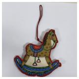 Vintage Hallmark Christmas Ornament Rocking Horse