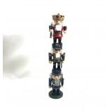 Holiday Nutcracker 3 Tier Totem Pole