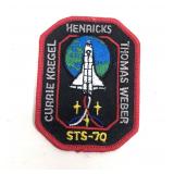 Vintage NASA Shuttle Patch STS-70