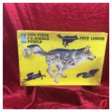 Vintage Schmid 1000 pc Jigsaw Puzzle Sealed WOLF